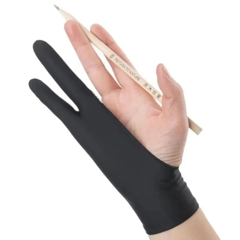 Drawing Glove Artist - 1/2Pcs Two-Finger Hand Painting Gloves Oil