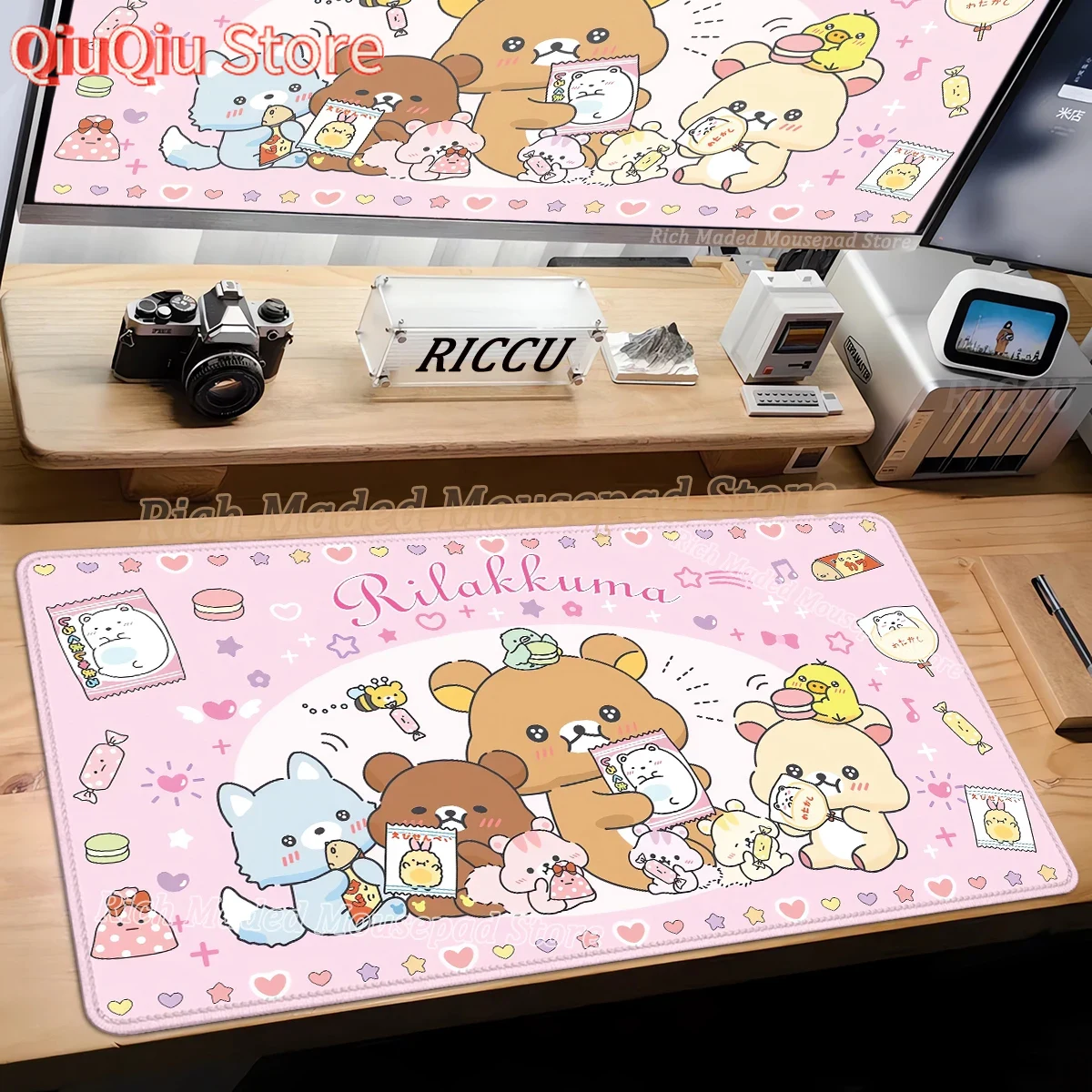 Tablet Cute Accessories - Mousepad Gamer Desk Accessories Rilakkuma Office