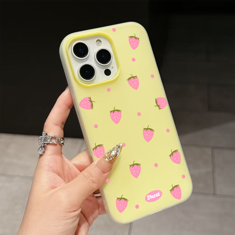 Sweet Pink Strawberry Pattern  - Samsung Galaxy A55 ulasan dan harga
