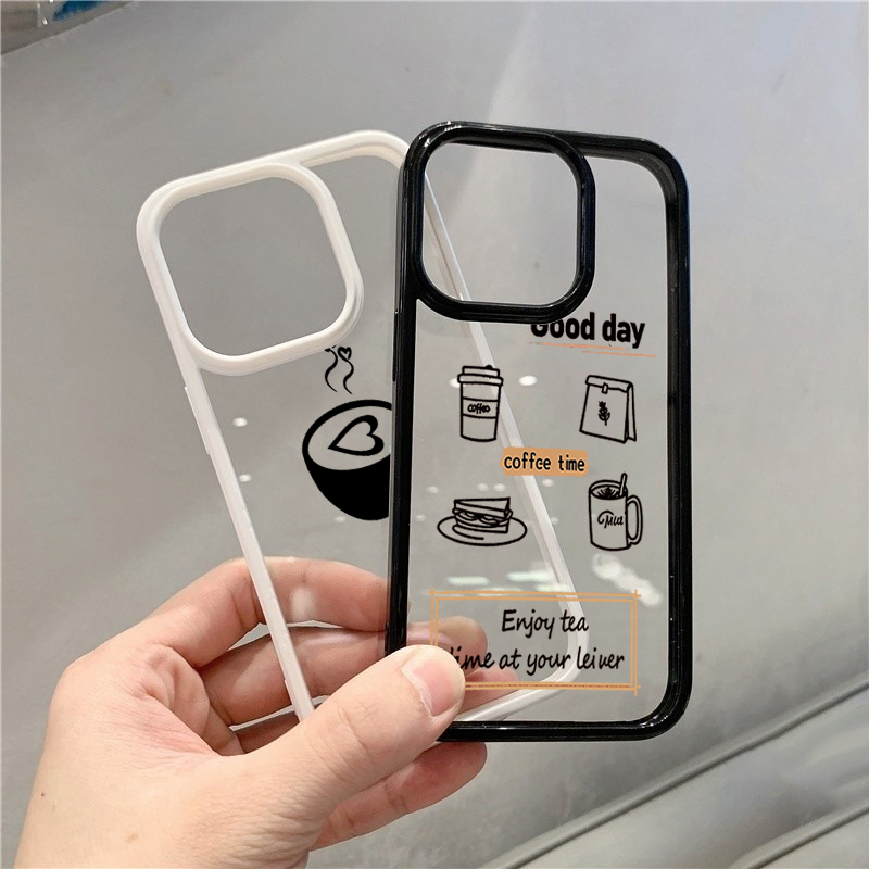 Warm Coffee Pattern Phone Case - Samsung Galaxy A55 ulasan dan harga