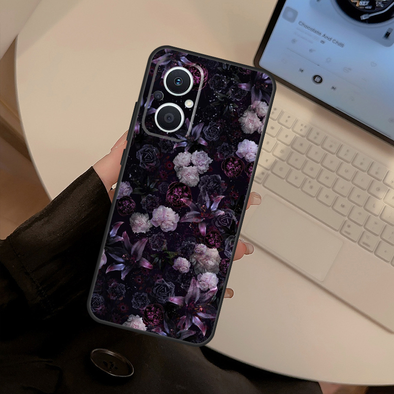 Midnight Floral Case For OPPO  - Oppo Reno 12 ulasan dan harga