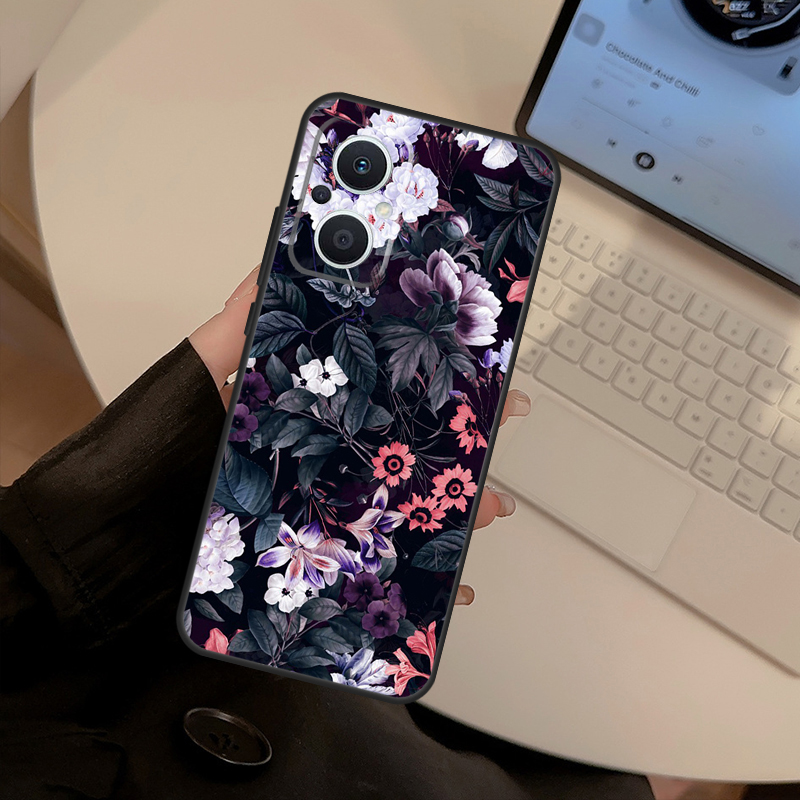 Midnight Floral Case For OPPO  - Oppo Reno 12 ulasan dan harga