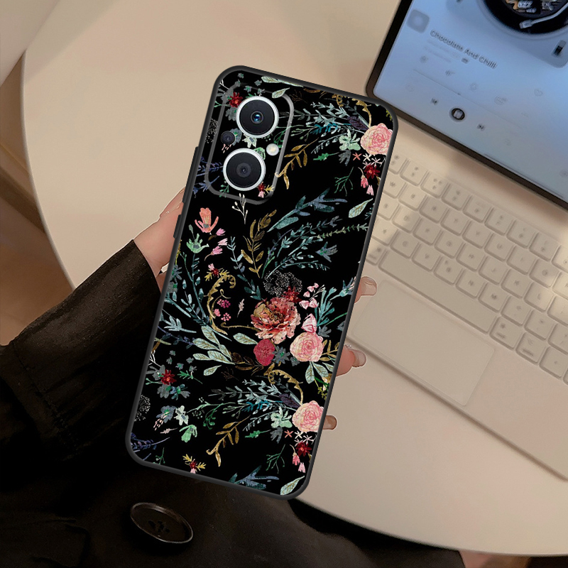 Midnight Floral Case For OPPO  - Oppo Reno 12 ulasan dan harga