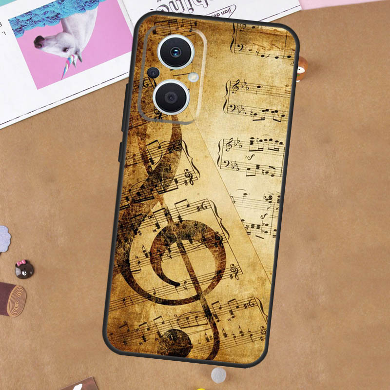Music Note Symbol Piano Case F - Oppo Reno 12 ulasan dan harga