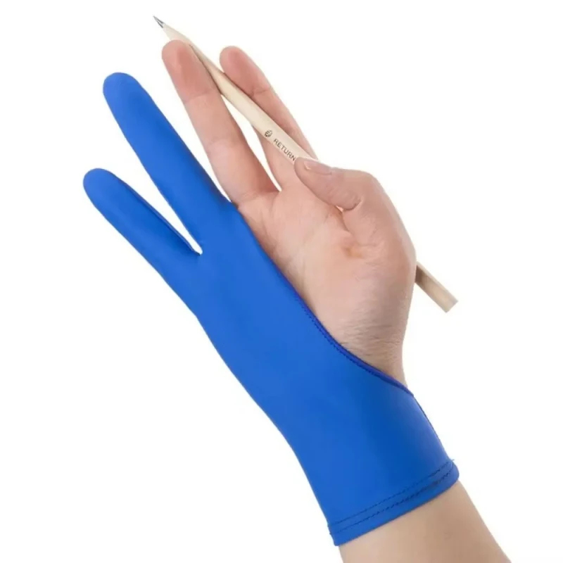 1/2Pcs Two-Finger Hand Paintin - Drawing Glove Artist ulasan dan harga