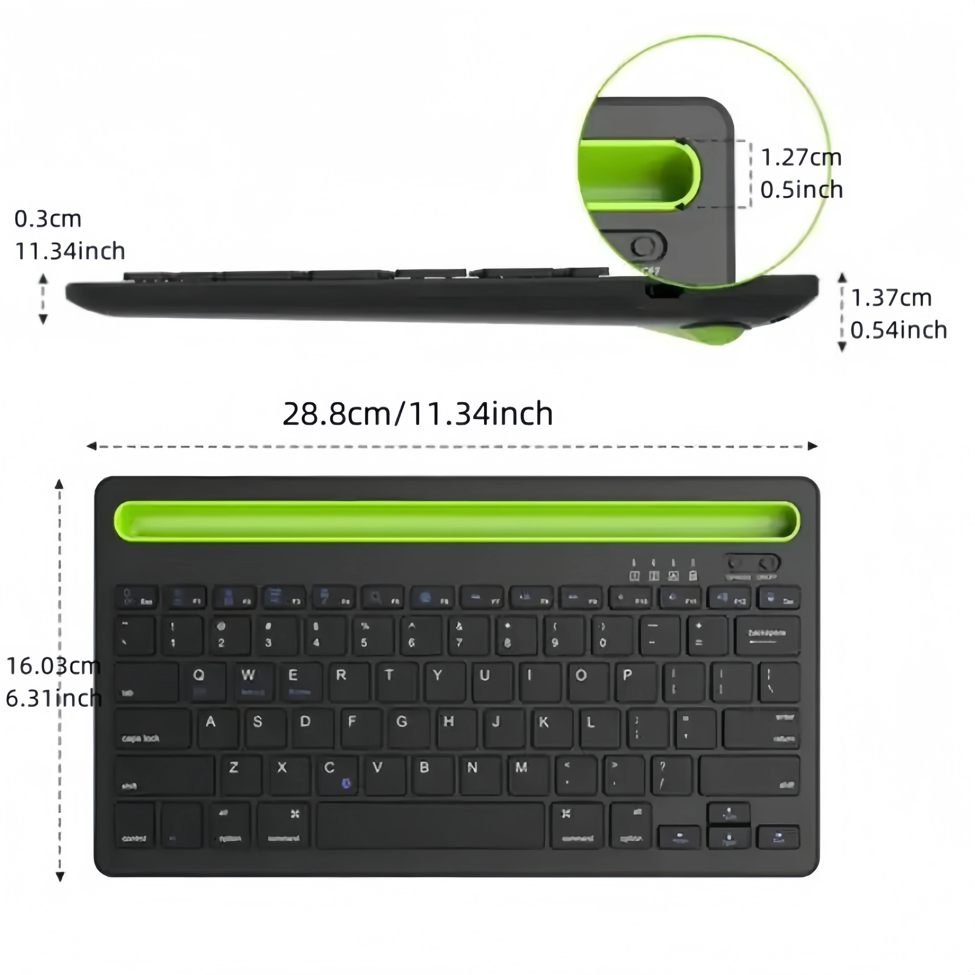 Bluetooth Wireless Keyboard Mi - Android Tablet Gaming Accessories ulasan dan harga