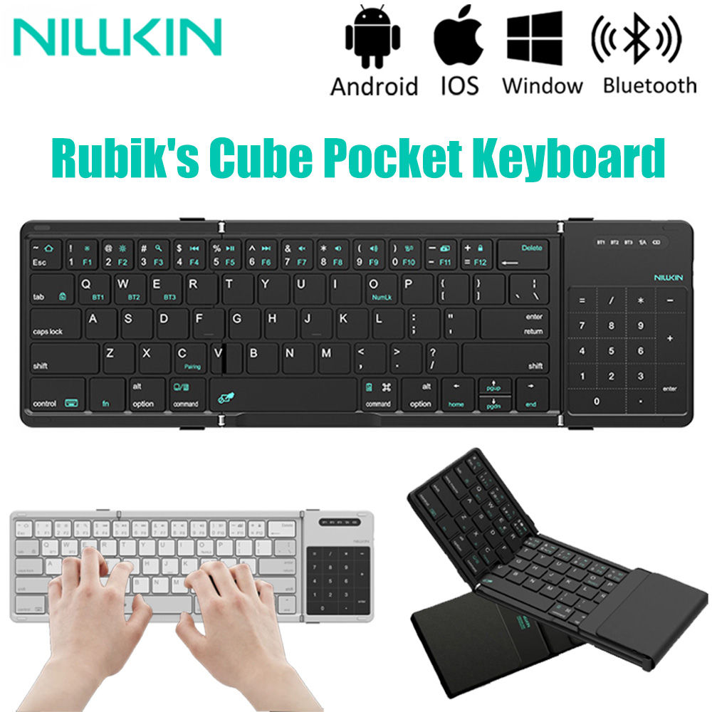 NILLKIN Foldable Bluetooth Wir - Android Tablet Gaming Accessories ulasan dan harga